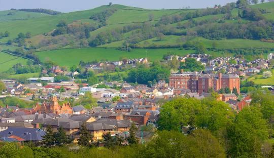 뉴타운 Georgian Terrace Town House In Mid Wales 빌라 외부 사진